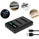 Зарядний пристрій Alitek LCD USB для двох акумуляторів Sony NP-BN1 / Casio NP-120 (36071) - зображення 7