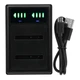 Зарядний пристрій Alitek LCD USB для двох акумуляторів Sony NP-BN1 / Casio NP-120 (36071) - зображення 8