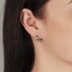 Серьги из белого золота с бриллиантами 1722806 - изображение 3