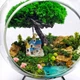 Флораріум у підвісній кулі Будинок біля ставка 23 см (1565) - зображення 2