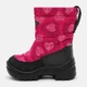Дитячі зимові чоботи-дутики для дівчинки Kuoma Putkivarsi wool 1303-3753 21 13.5 см Темно-червоні з бордовим і рожевим (6410901445215) - зображення 3