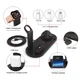 Док-станция 4 в 1 Yoobao Wireless Charger беспроводная зарядка для iPhone, Apple Watch, Airpods, AirPods Pro, Черная (YWC01) - изображение 2
