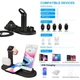 Док-станция 4 в 1 Yoobao Wireless Charger беспроводная зарядка для iPhone, Apple Watch, Airpods, AirPods Pro, Черная (YWC01) - изображение 6