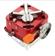 Портативна газова плита Portable Card Type Stove K-202 Червона, туристична міні газова плитка (VS7004179) - изображение 3