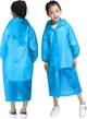 Детский плащ-дождевик для девочки TOPs Eva 120-160 см Голубой (2000992392198) - изображение 2