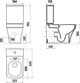 Унитаз-компакт CREAVIT Solo Rim-Off SO361-11CB00E-0000 + бачок YD.SET.032.02 + сиденье Soft Close KC2003.01.0000E дюропласт - изображение 3