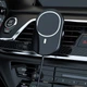 Автодержатель с зарядкой Hoco CA90 MagSafe черный - изображение 3
