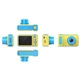 Цифровой детский фотоаппарат Summer Vacation Smart Kids Camera HH-7 Original 720P 2" Фото- и Видеосъёмка Желто-голубой (HH 500-7) - изображение 5