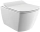 Унитаз подвесной CREAVIT Elegant Rim-Off EG321-11CB00E-0000 + сиденье Soft Close KC1103.01.0000E дюропласт - изображение 1