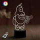 3D ночник "Амонг Ас 2" (УВЕЛИЧЕННОЕ ИЗОБРАЖЕНИЕ) подарочная упаковка + 16 цветов + пульт ДУ + сетевой адаптер&nbsp;+ батарейки (3ААА) &nbsp;3DTOYSLAMP - изображение 1