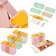 Эко ланч бокс Амонг Ас Оранжевый (Among Us Orange) Розовый (34713-2408-3) - изображение 5