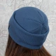 Жіноча в'язана шапка КАНТА Fashion Hat розмір універсальний 50-60 джинс (OC-481) - зображення 3