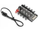 Сплитер разветвитель DeepCool CN11 SATA на 10 кулеров 4 pin Gaming Fan Hub - изображение 2