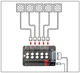 Сплитер разветвитель AP35 G27 SATA на 10 кулеров 4 pin Control Fan Hub - изображение 2