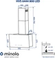 Вытяжка MINOLA HVS 6444 BL 800 LED - изображение 14