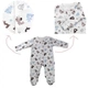 Человечек Nicole baby 190160F Кремовый с мишками 74 см - изображение 3