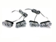 Стробоскоп светодиодный 12V DRL 50*25*13мм 4*2LED Red/Blue с пультом 9202R/B - изображение 1