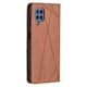 Чехол-книжка с кармашками UniCase Geometric Pattern для Samsung Galaxy M32 (M325) - Coffee - изображение 4