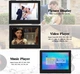Цифрова фоторамка Tenswall 7 - дюймів Full IPS Display Photo / Music / Video / Calendar / Time - зображення 3