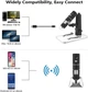 Цифровой микроскоп ROTEK WiFi USB Microscope Camera 1000x Zoom 1080P HD - изображение 3