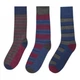 Носки Firetrap 3 Pack Formal Striped, 41-45 (10102531) - изображение 1
