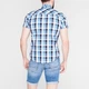 Рубашка Lee Cooper SS Check White/Navy/Blue, S (44) (10457588) - изображение 3