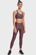 Женские фиолетовые тайтсы HG Armour Hi Ankle Leg Under Armour SM 1365335-554 - изображение 2