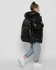 Пуховик блискучий для дівчинки X-Woyz DT-8320-8 60072 116 см чорний - изображение 4