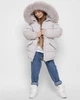 Пуховик з хутром для дівчинки X-Woyz DT-8325-10 60081 116 см приглушений бежевий - изображение 3