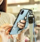 Чохол Lanyard для Xiaomi Redmi 7A бампер з ремінцем Blue - зображення 3