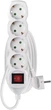 Сетевой удлинитель Emos P1422 4 розеток 2 м White - изображение 1
