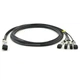Оптичний патчкорд Alistar QSFP to 4*SFP+ 40G Directly-attached Copper Cable 3M (DAC-QSFP-4SFP+-3M) - зображення 1