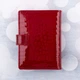 Шкіряна візитниця KAFA з блокуванням RFID-сигналів, червона (M2-21/1) - зображення 5