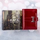 Шкіряна візитниця KAFA з блокуванням RFID-сигналів, червона (M2-21/1) - зображення 10