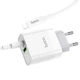 Сетевое зарядное устройство Hoco C80A USB/ Type-C PD QC 20W 3.1A Type-C to Lightning белое - изображение 3