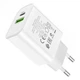 Сетевое зарядное устройство Borofone BA55A QC3.0+PD20W белое - изображение 3