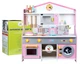 Деревянная игрушечная кухня Kitchen Set большая кухня детская с плитой и посудой MD 2259 - изображение 1