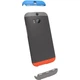​Чехол накладка HTC Double Dip HTC One M8 Grey/Smoke Grey/Orange - изображение 1