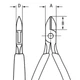 Кусачки боковые для электроники KNIPEX 77 11 115 - изображение 4