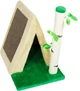 Когтеточка Lucky Pet домик сизалевый "Бивак" Бежевая 50х33х46 см (4820224215853) - изображение 1