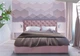 Кровать Coventry Standart 140 х 200 см Missoni 021 Темно-розовый - изображение 3
