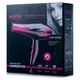 Профессиональный фен для сушки и укладки волос с регуляцией температуры и холодным обдувом 4000 Вт Mozer MZ-5917 Pro Черно-Фиолетовый - изображение 6
