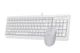 Комплект (клавиатура, мышь) A4Tech F1512 White - изображение 4