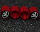 Колпачки на ниппель для авто Тойота Alitek Long Red Toyota (4 шт) (67803) - изображение 3