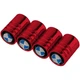 Защитные колпачки на ниппель для BMW Alitek Long Red БМВ, 4 шт (67802) - изображение 2