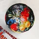 Подушка круглая Яркий букет с разных цветов Presentville 35х7,5 см 000172582 - изображение 1