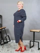 Женское платье NadiN UA11373/1 синее 58 р - изображение 4