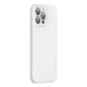Защитный чехол BASEUS Liquid Silica Gel Protective Case для Apple iPhone 13 Pro - Beige - изображение 4