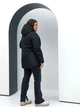 Куртка женская демисезонная с капюшоном удлиненная MODA 00081 S (44) Черный (M -00081/2 А) - изображение 3