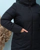 Жіноча зимова куртка з капюшоном подовжена MODA 000117 3XL (54) Чорний (М-000117/1 D) - зображення 2